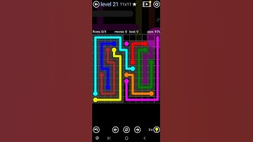 How To Solve Flow Free Extreme Rainbow Pack Level 21 11x11 Board Walk Through Solution Walkthrough
