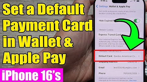 💳 How to Set a Default Payment Card in Wallet & Apple Pay | iPhone 16/16 Pro Max | iOS 18