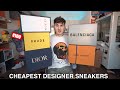 I Bought The Cheapest Designer Sneakers From Dior, Balenciaga, & More!