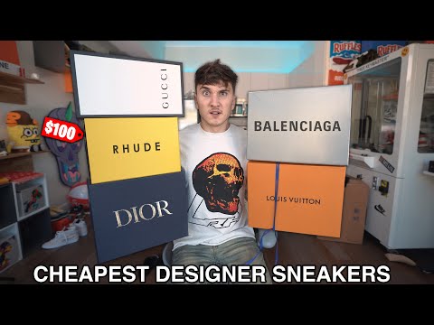 I Bought The Cheapest Designer Sneakers From Dior, Balenciaga, & More! 