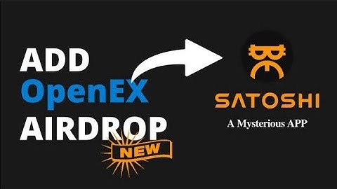 How to participate in OpenEx Airdrop in Satoshi app || Free Airdrop ||