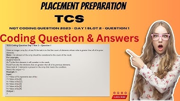 TCS NQT Coding Question 2023 – Day 1 | Slot 2 – Question 1