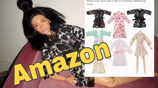 #BARBIE New Robe's & Clothes from Amazon Shop's. TRY ON.