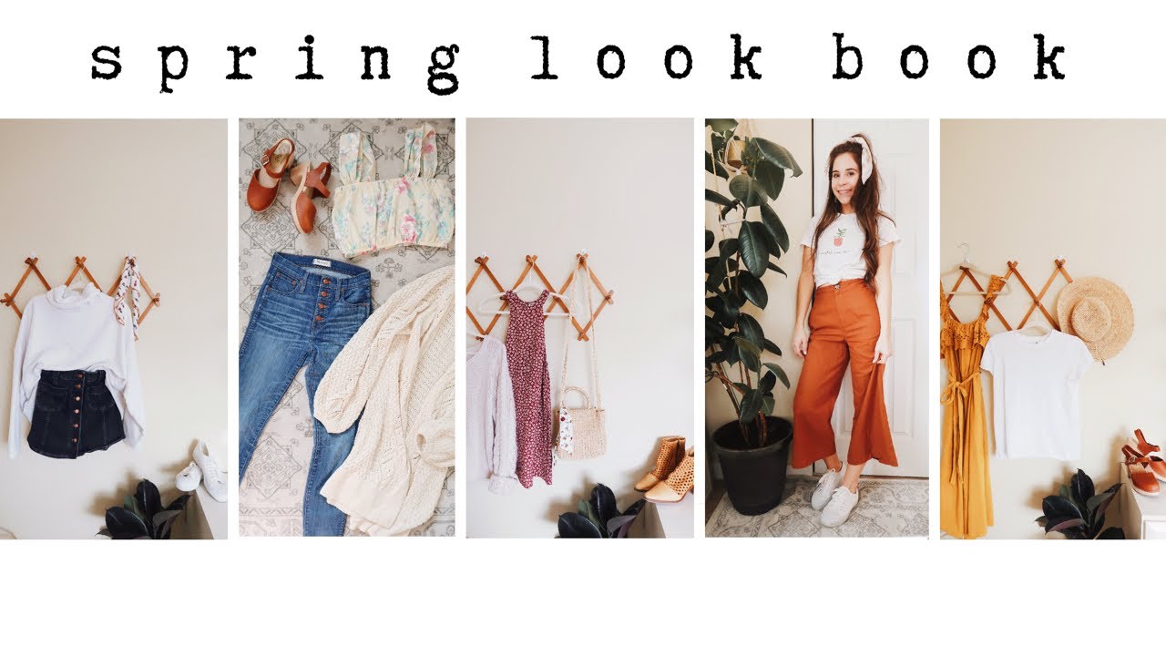 SPRING OUTFITS transition outfits from winter to spring YouTube