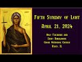 Fifth sunday of lent  april 21 2024