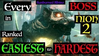 All Nioh 2 Bosses Ranked Easiest to Hardest