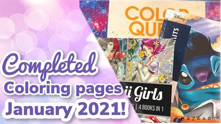 Finished Coloring Pages - January 2021!