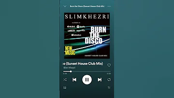 Slim Khezri - Burn the Disco Sunset House Club Mix OUT NOW! #promo