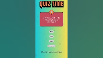 Python Quiz #20 - Can You Answer This? #shorts