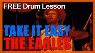 ★ Take It Easy (The Eagles) ★ FREE Video Drum Lesson | How To Play SONG (Don Henley)