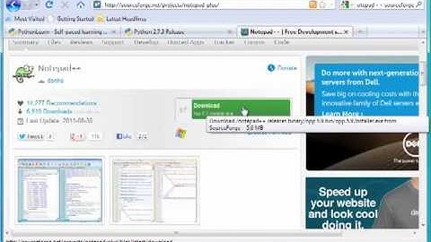 Windows Vista: Using NotePad++ To Edit Python Programs