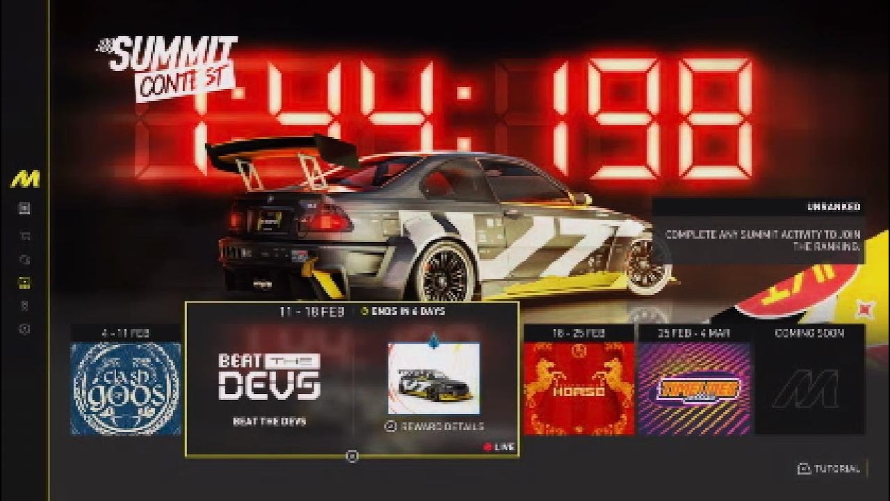 The Crew motorfest summit contest: Beat the devs (I can't...). My attempt (no commentary)