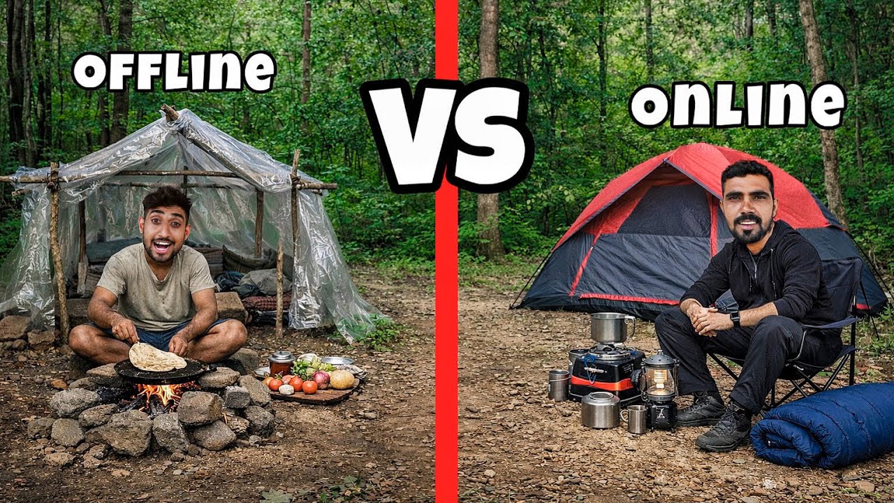 Online vs Offline Jungle Survival Challenge 