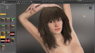 Conversion to Strands hair in VWD screenshot 2