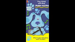 Opening to Blues Clues: Rhythm and Blue 1999 VHS (1st copy)