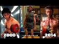 Wolverine Body Transformation from 2000 to 2017