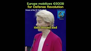 Europe's Bold Move: €800B Defense Plan 🌍 Future of EU 3/5 | EU #5 #news