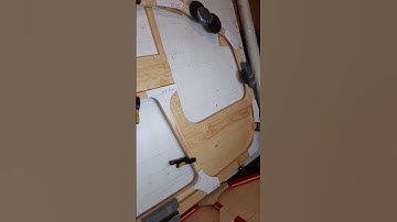 Building Phi^Phi2: Gussets mockup for bulkhead No B frames. #boatbuilding #setka #diy #woodenboat