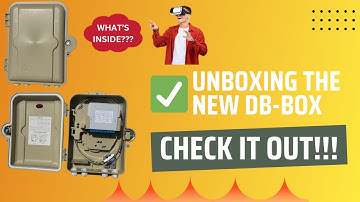 DB Box Heavy || Optical Fiber Distribution Box || D-TECH  || Unboxing