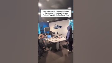 Thumbnail of To Celebrate 25 Years Of Darude's "Sandstorm," People All Across Finland Played It At The Same Time