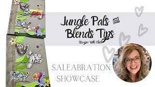 Saleabration Showcase: Jungle Pals Stamps & Dies with Blend Tips!