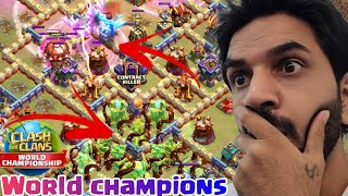 We Faced THE WORLD CHAMPIONS in Clash of clans(coc)