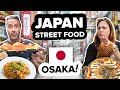 JAPAN&#39;S BEST STREET FOOD 🇯🇵 Huge Japanese Feast in Osaka 😋 Kuromon Ichiba Market + Dōtonbori