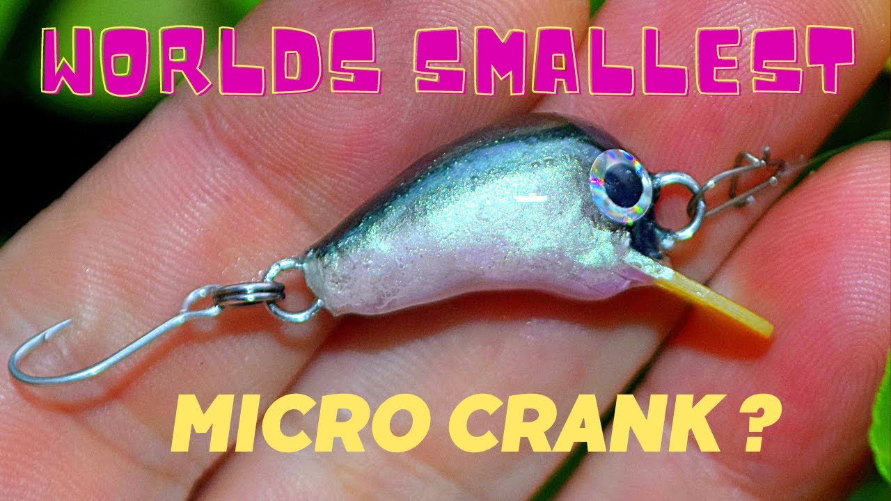 LURE MAKING - TEENY TINY CRANKBAIT! PART 2 