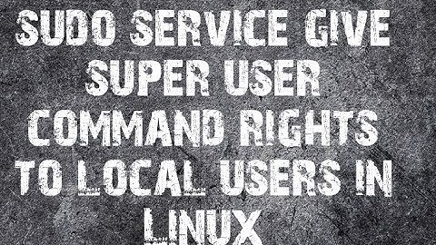 How to create sudo users in Redhat Enterprise Linux