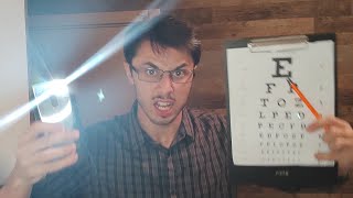 ASMR Cringey Weird AF Eye Exam Roleplay (Fast &amp; Chaotic Personal Attention)