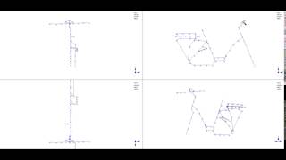 E-Bike/PEDELEC Modalanalyse (Schwingungsbild) bei  60 Hz Eigenmode (Resonanz)
