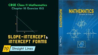 Slope-Intercept Form & Intercept Form | Equation of a Line | Straight Lines | CBSE Class 11 Math