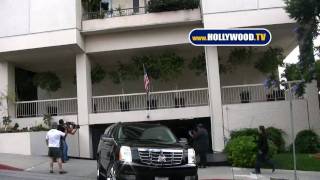 Lindsay Lohans Family Leave For Beverly Hills Courthouse