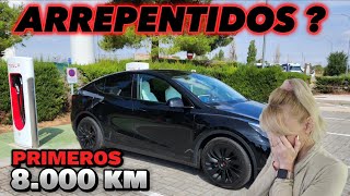 Tesla Model Y LR. Primeros 8000 KM. Datos e impresiones.