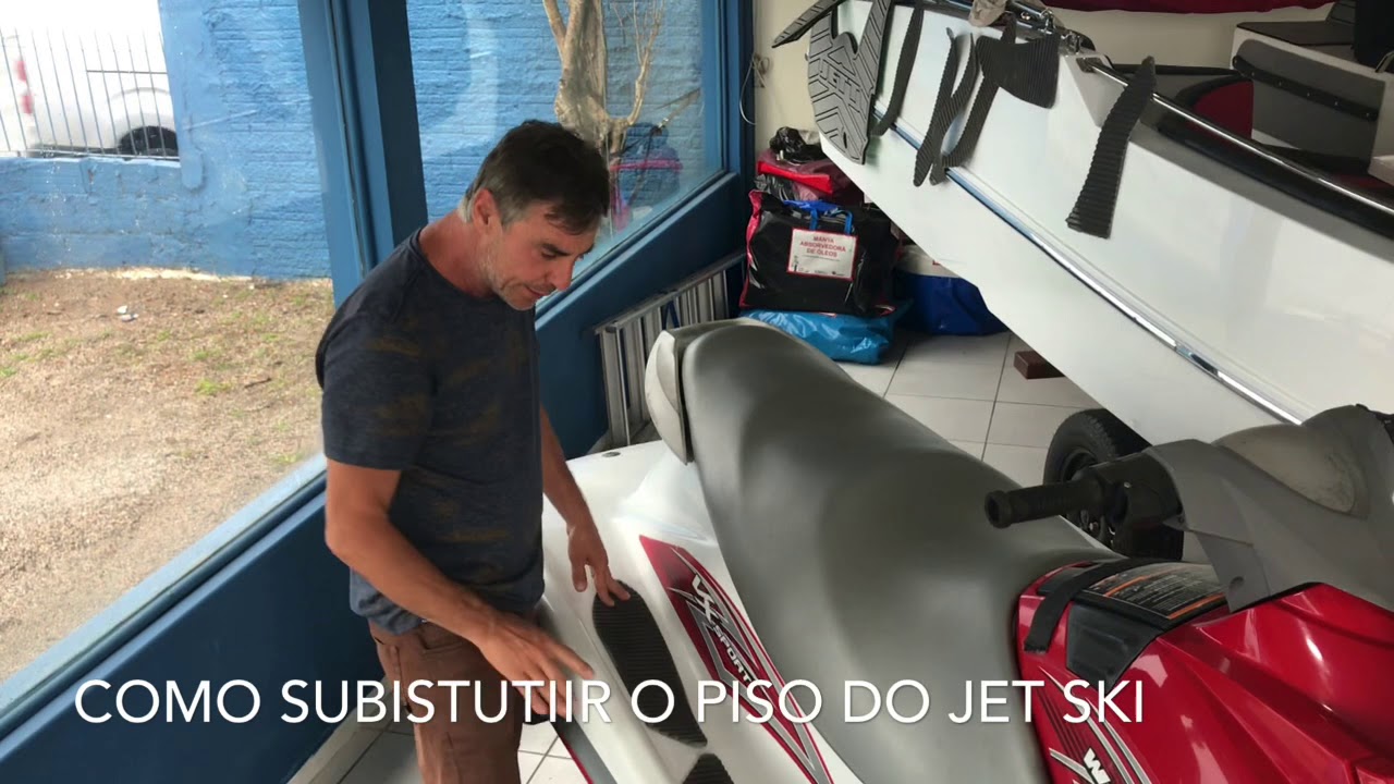 Como trocar o tapete ou piso do jet ski