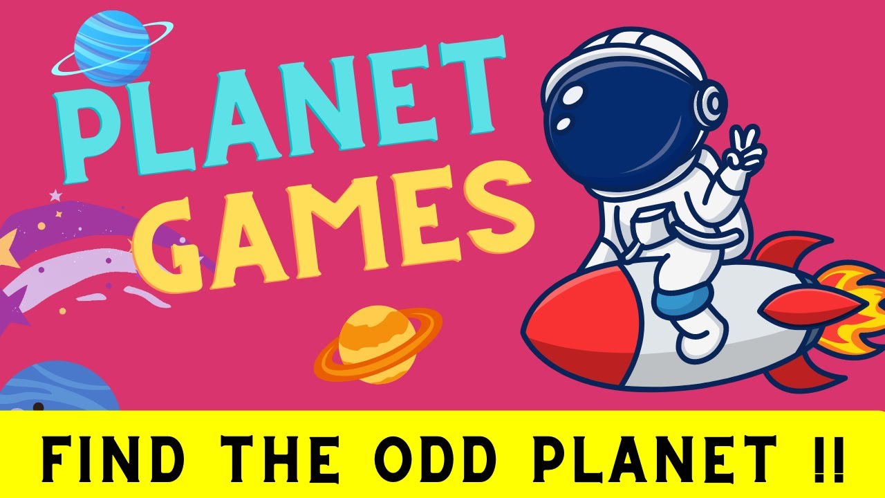 Name and Find the Odd Planet | Planet Games | Hannah's Funlist