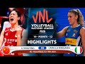 Li Yingying (李盈莹) vs Camilla Mingardi | China vs Italy | VNL 2021 (HD)