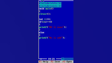 Find the number is even or odd in c #shorts #short