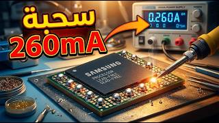 سحبة 280mA في S22 Ultra… العطل طلع فين؟! 😱 | تشخيص وإصلاح كامل
