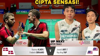 Perodua Malaysia Masters 2024 | Arif/Yap vs Rasmus Kjaer/F. Sogaard | CIPTA SENSASI!