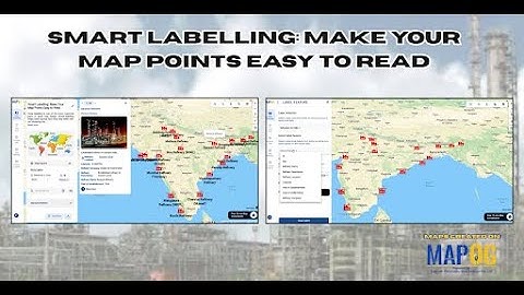 Smart Labelling: Make Your Map Points Easy to Read #smart #tools #viral #video #label #map #easy