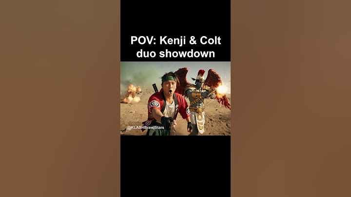 Kenji & Colt duo showdown POV 😂 #brawlstars
