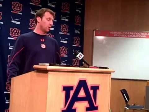 Auburn OC Rhett Lashlee- Nov. 2 auburn tigers quarterback
