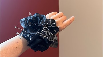 Black Rose | Wrist Corsage Tutorial