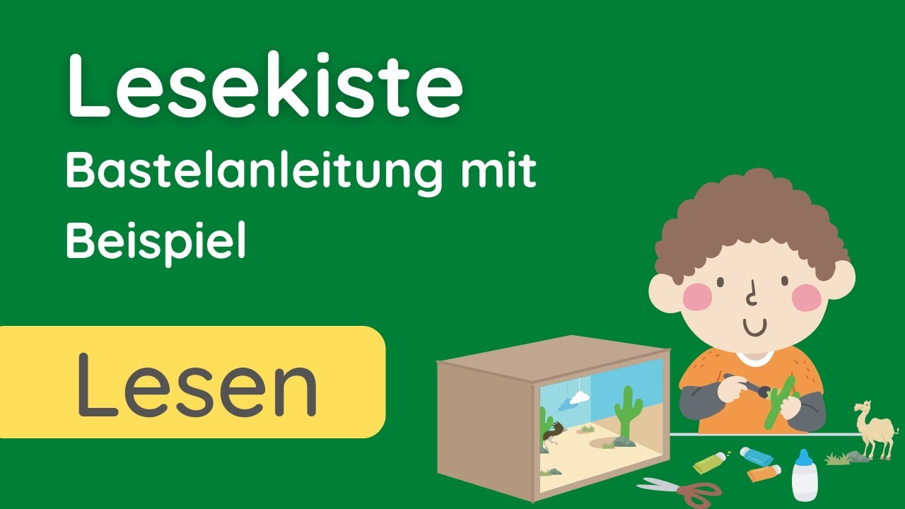 Lesekiste Basteln Beispiel Buchvorstellung Kleine Hexe Youtube