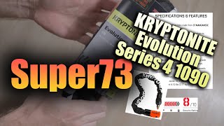 Kryptonite Evolution Series 4 1090 Lock Unboxing & Overview  Super73 lock