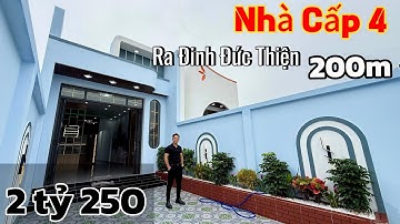 Nhà Cấp 4 Xe Hơi Tới Nhà Đường Đinh Đức Thiện Bình Chánh | DT4,2x34m gần chợ trường 