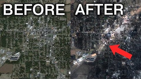 More INSANE Tornado Damage on Google Earth