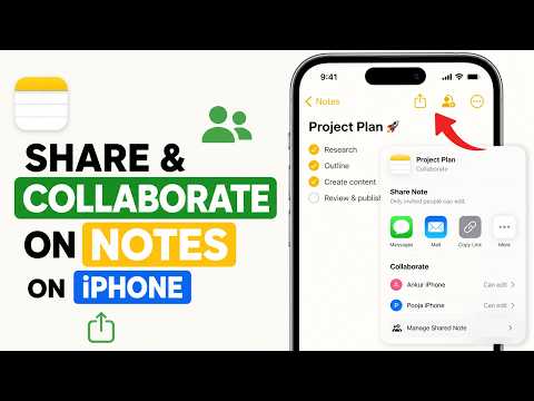 How to Share and Collaborate on Notes on iPhone