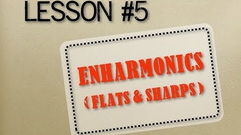 How to Read Music - Lesson 5 - Enharmonics (Flats and Sharps)